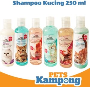 perlengkapan grooming kucing - sampo